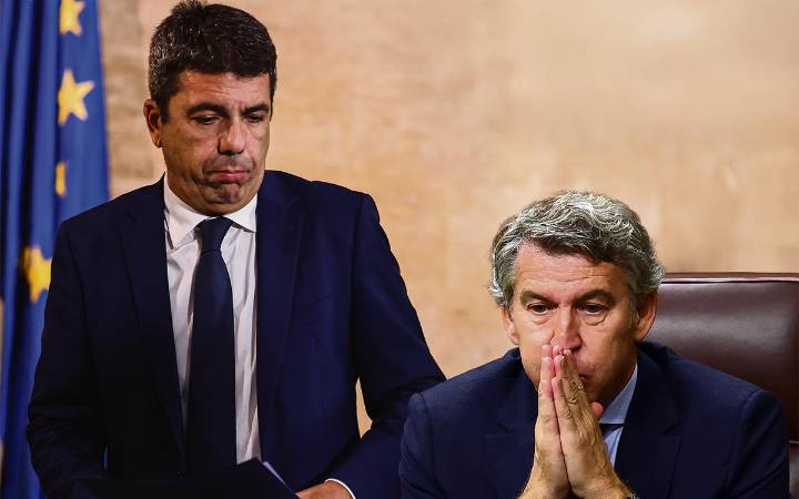 La dimisión de Mazón arrastra al PP y a Feijóo a una grave crisis política