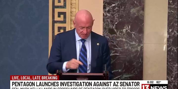 Pentagon will investigate Senator Kelly’s statements