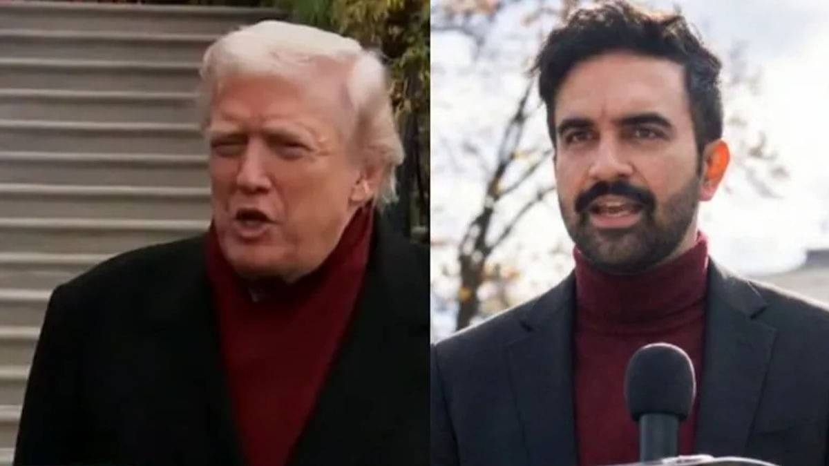 Trump's New Winter Look Goes Viral, Netizens Say He's 'Copying' Mamdani Viral News