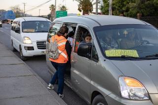 Fiscalización al transporte de trabajadores de temporada en Placilla