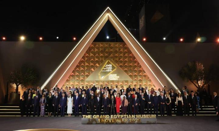 El Gran Museo Egipcio abre al mundo como homenaje a la “cooperación, paz y estabilidad”
