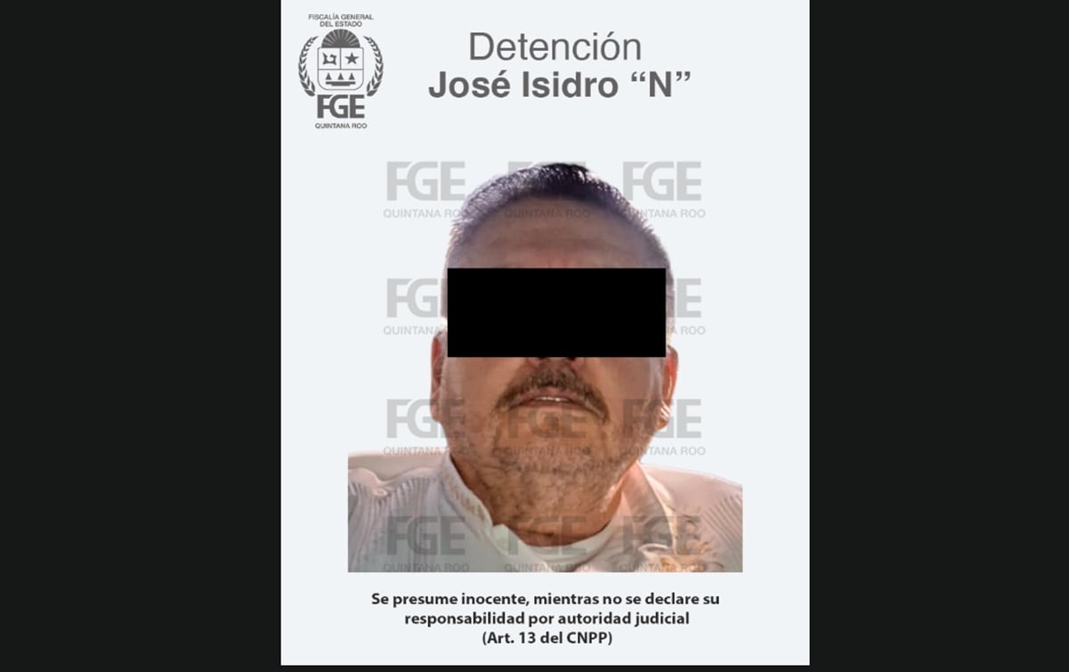 Detienen a Isidro Santamaría, dirigente de la CTM en Quintana Roo, por presunto homicidio