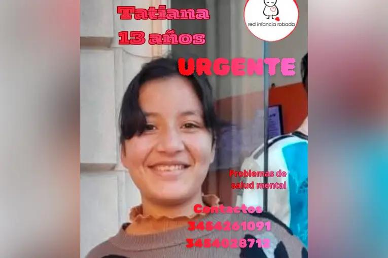 Desesperada búsqueda de una nena de 13 años desaparecida hace una semana