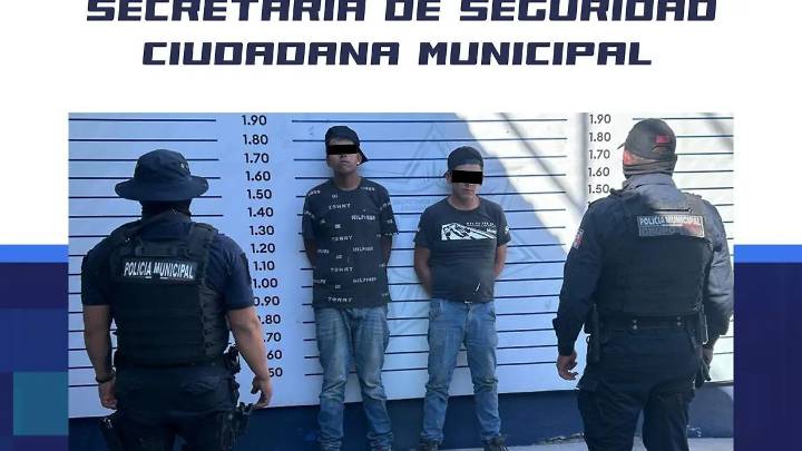 Recupera Policía Municipal tráiler robado en Salamanca y detienen a dos hombres