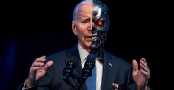 EXCLUSIVE: Ex Prez Joe Biden Mocked as Being 'Trapped in an Exoskeleton'