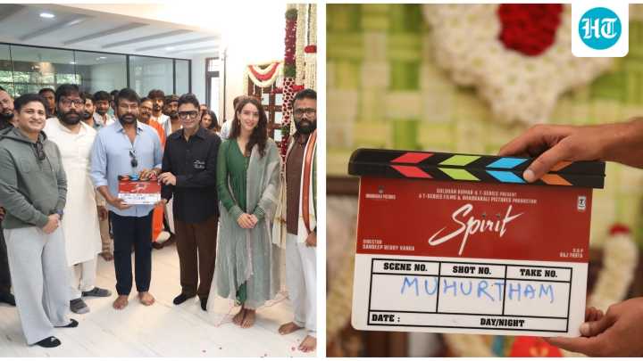 Sandeep Reddy Vanga's Spirit begins shoot, fans spot Prabhas missing at muhurat