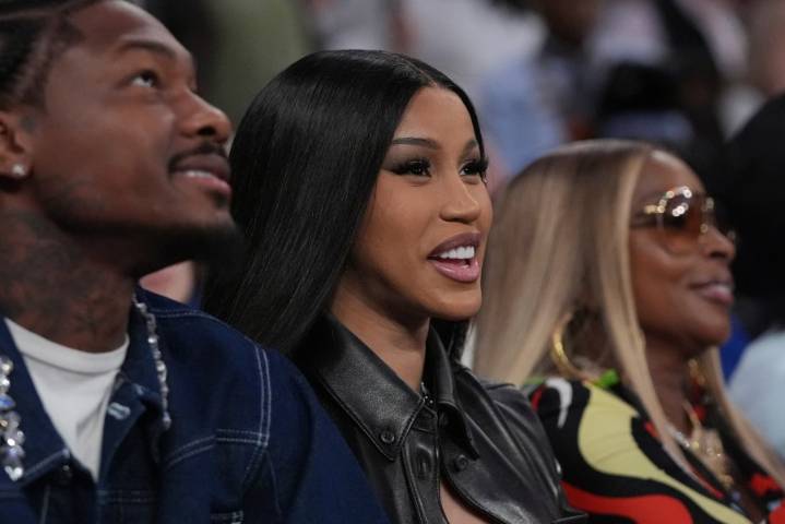 Cardi B releases photos of newborn baby boy
