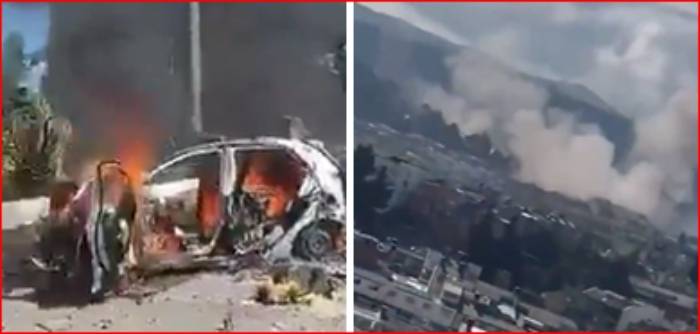 Alerta máxima, Pánico por volqueta cargada con explosivos, abandonada cerca del Batallón Bolívar