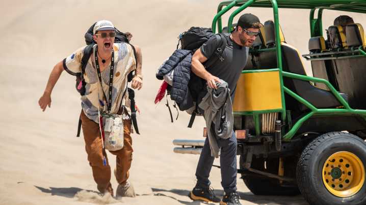 El aparatoso accidente que modificó la ruta de Aldo Comas y José Lamuño
