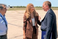 En busca de apoyos. Santilli visita al gobernador Zamora, un “opositor dialoguista” con quien pretende tejer acuerdos