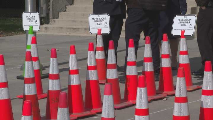 49 Cones, 49 Lives: Greensboro highlights traffic deaths in annual street safety campaign