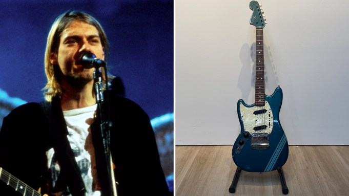 Kurt Cobain’s ‘Smells Like Teen Spirit’ Guitar Could Fetch $5 Million