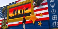 Veterans memorial mural sends message in Elvira, Iowa