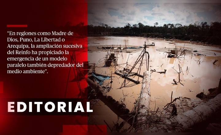 Ampliación del Reinfo exige un debate de Estado