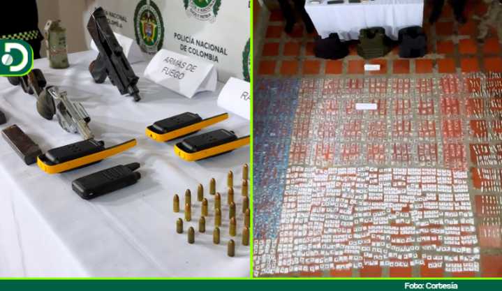 Operativo en La Unión frustra plan criminal: incautan arsenal y más de 2.000 dosis de estupefacientes