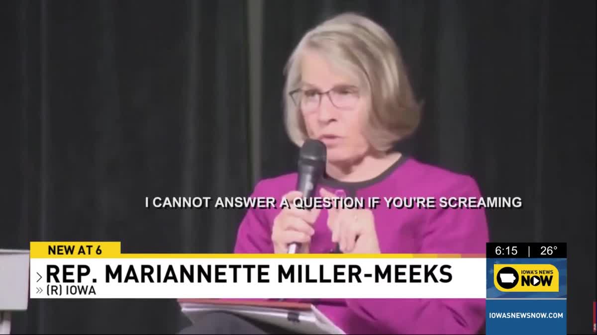 Rep. Miller-Meeks Greeted With Boos And Jeers At Her First Town Hall