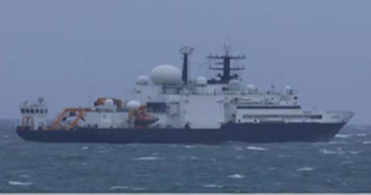 Russian spy ship 'directed lasers' at UK military pilots at RAF Lossiemouth