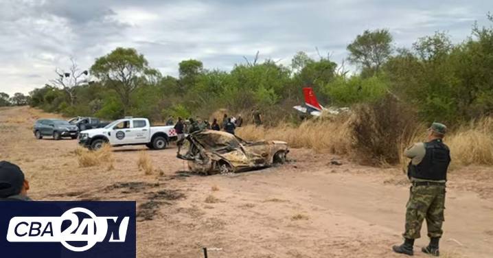 Una avioneta con 140 kilos de cocaína se estrelló en un campo de Salta