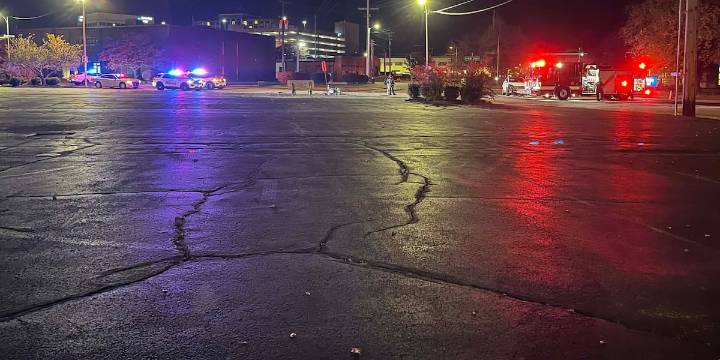 Motorcycle accident with serious injuries in Downtown Evansville