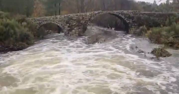 La borrasca Claudia deja estampas espectaculares en la provincia de Salamanca