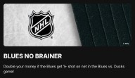 Double your money if the Blues get 1+ shot on net on Cyber Monday: DraftKings Missouri launches today with $300 betting bonus