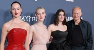 Elle Fanning, Stellan Skarsgard, & Renate Reinsve Step Out for ‘Sentimental Value’ Premiere in L.A. | Elle Fanning, Inga Ibsdotter Lilleaas, Renate Reinsve, Sentimental Value, Stellan Skarsgard | Cele