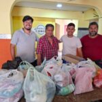 Se hizo entrega de la mercadería recaudada en el...