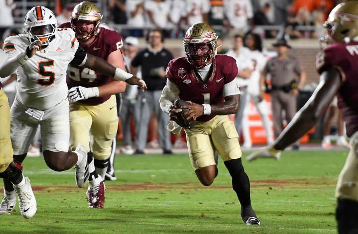 Tommy Castellanos Throws First Punch of FSU-Florida Rivalry With Thanksgiving-Themed Insult The Florida vs. Florida State rivalry takes center stage as FSU QB Tommy Castellanos fires the first shot ah