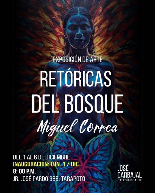 El guardián de los secretos verdes: exposición será en la Galería Carbajal se inaugura el lunes 1 de diciembre a las 8:00 p.m