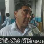 Preparativos en la Escuela Técnica N° 1 de San...