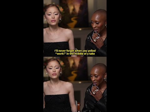 EXCLUSIVE: Ariana Grande Remembers This One Moment Filming With Cynthia Erivo During 'Wicked'