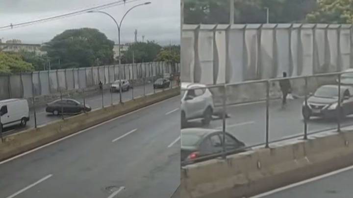 Feroz tiroteo entre bandas narco en una autopista de Río de Janeiro dejó un muerto y un herido