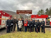Hinchey, Oberacker dedicate Chief John “Jody” Rossitz Memorial Bridge