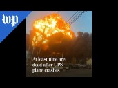 At least nine are dead after UPS plane crashes
