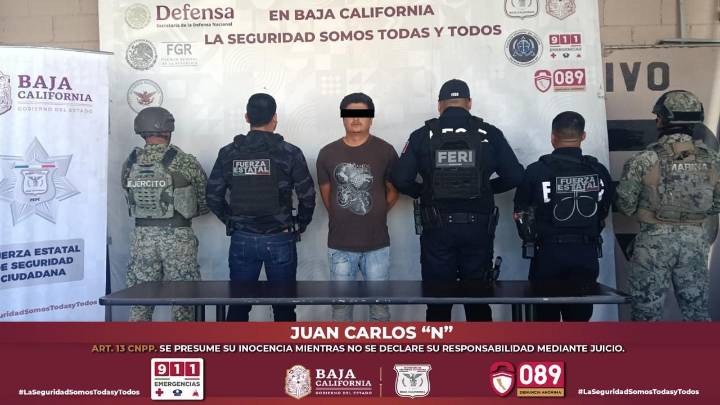 Arrestan en Mexicali a un agresor sexual de Playas de Rosarito