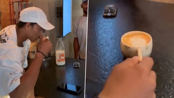 Cricket ‘Aisa Mocha Phir Kaha Milega’ Dhruv Jurel Crafts Latte Art On Coffee For Yashasvi Jaiswal, Impresses Team India Opener With His Skills Ahead of IND vs SA 1st Test 2025 (Watch Video)
