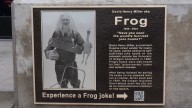 Memorial to local joke book creator David "Frog" Miller unveiled