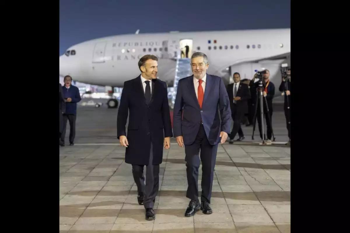 Emmanuel Macron llega a México para reunirse con Claudia Sheinbaum: inician nueva etapa en las relaciones México