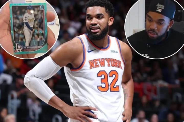 Knicks' Karl-Anthony Towns sells Yoshinobu Yamamoto card for $72K