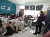 Guardia Estatal de Género promueve cultura de la prevención en escuelas de Matamoros