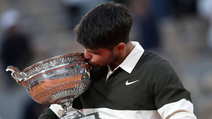 Carlos Alcaraz: "No he vuelto a ver repetida la final de Roland Garros contra Sinner"