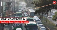 Hoy No Circula martes 4 de noviembre 2025: qué autos y placas descansan en CDMX y Edomex