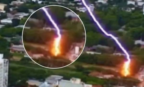 Un rayo impactó en un hospital de Chaco y provocó destrozos