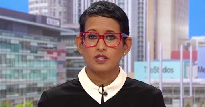 BBC Breakfast's Naga Munchetty looks unrecognisable as she's spotted with long hair