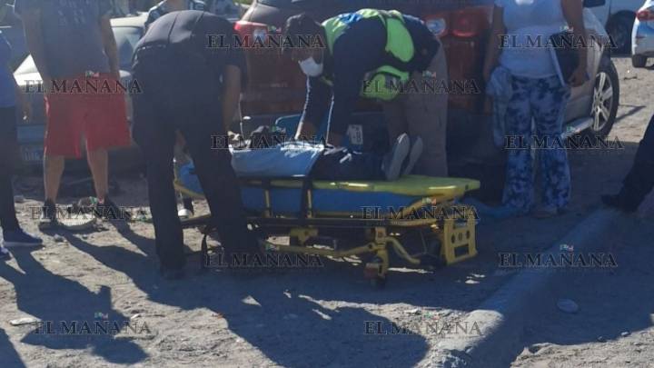 Niñito es atropellado en la colonia La Fe en Nuevo Laredo; cruzó la calle para ir con su madre