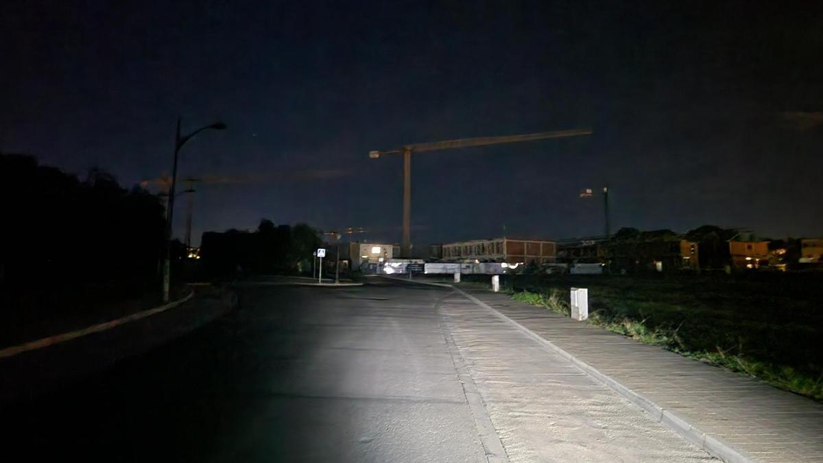 Las obras del PAI Bovalar en Rocafort dejan sin luz al barrio cinco días