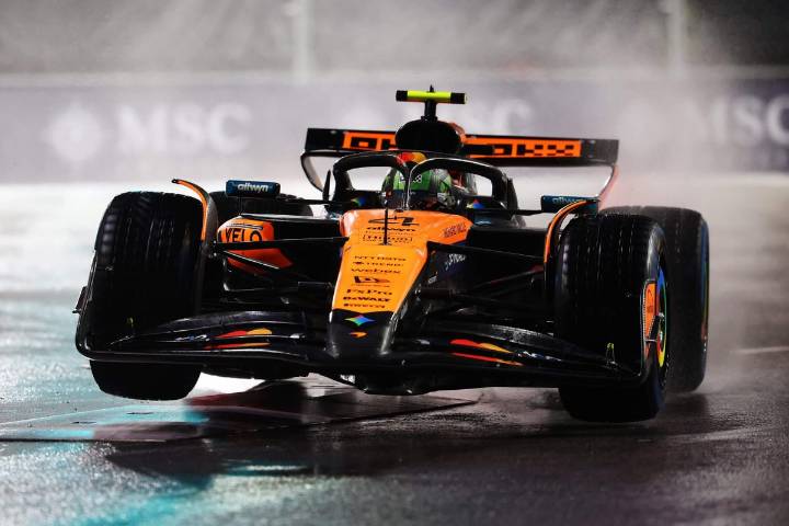 Rain came for Las Vegas GP qualifying and brought out the best in F1's drivers
