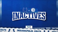 Colts announce 7 inactive players for Week 9 game at Steelers