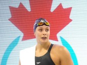 Canadian swimmer Penny Oleksiak handed two