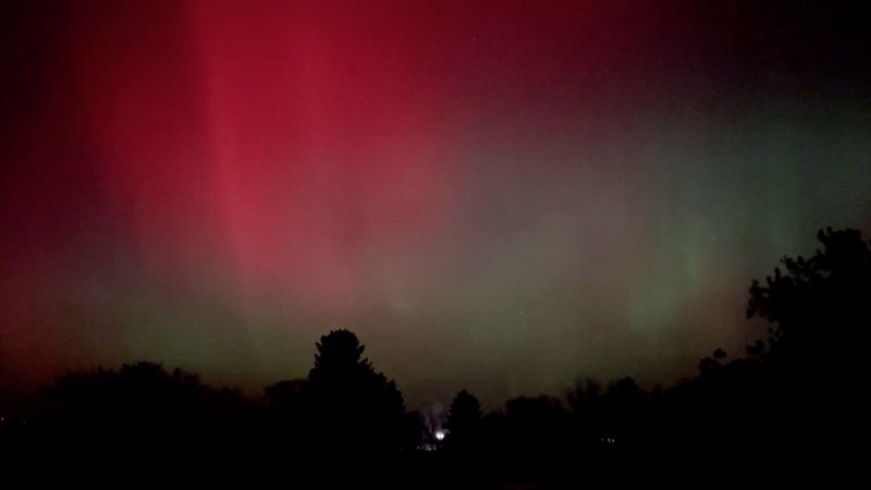 Impresionante aurora boreal sorprende a los habitantes de Iowa